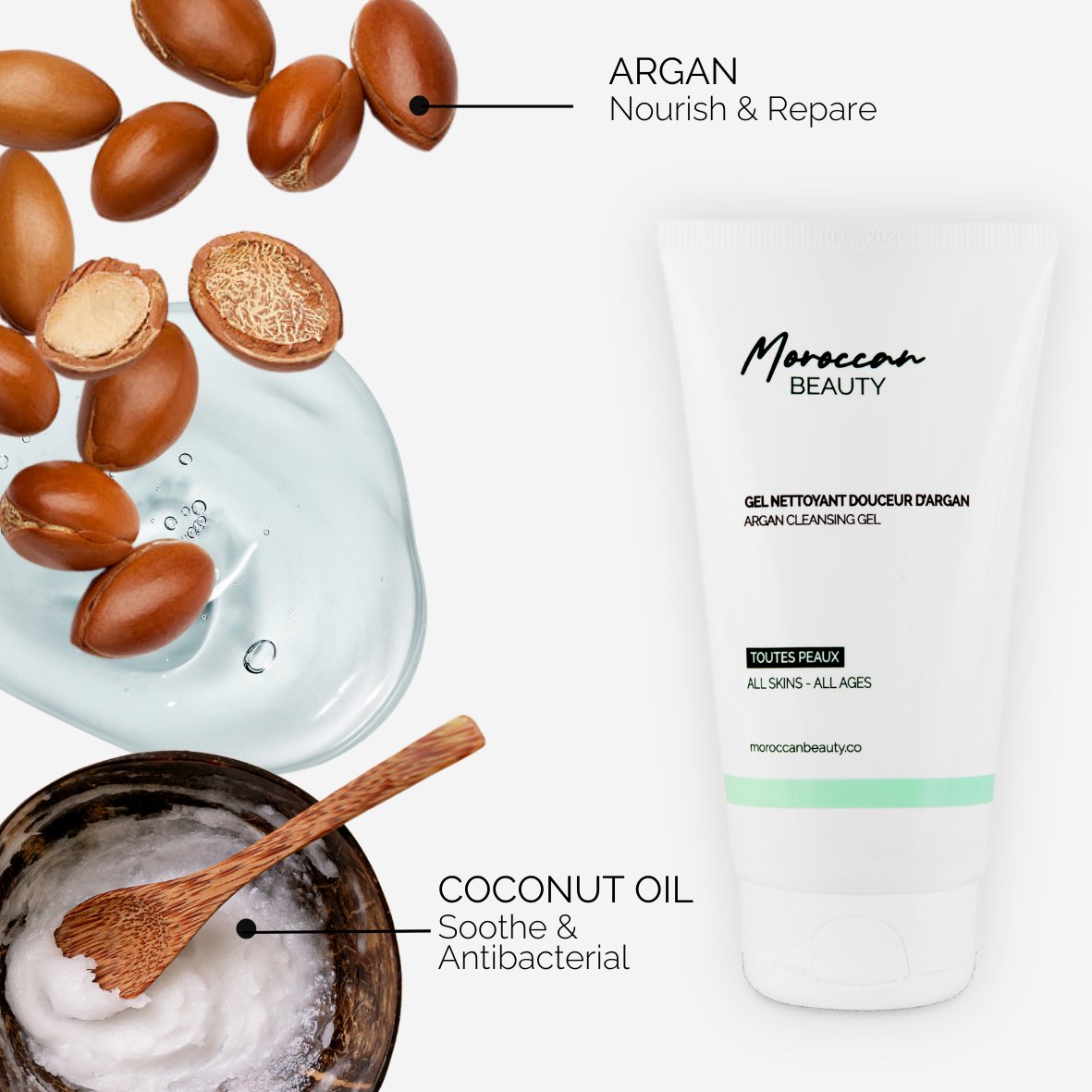 Gel Nettoyant Douceur D'Argan